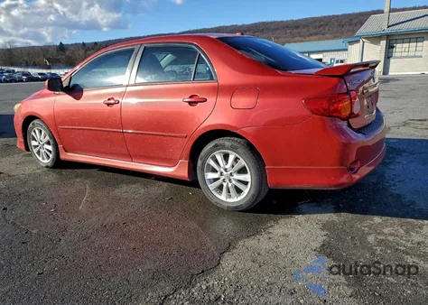 2010 Toyota Corolla Base from USA, damaged, VIN 2T1BU4EE1AC356196